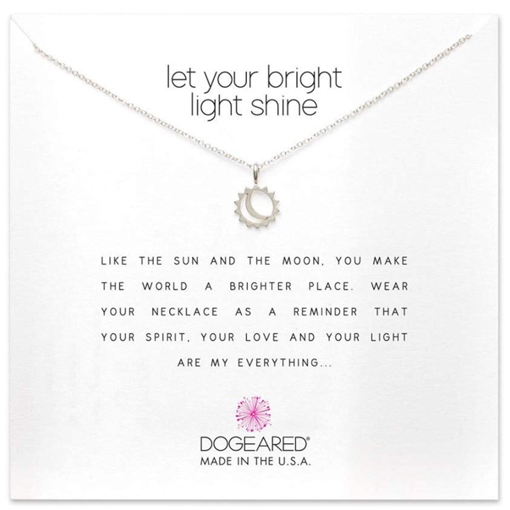 Dogeared Let Your Bright Light Shine Necklace